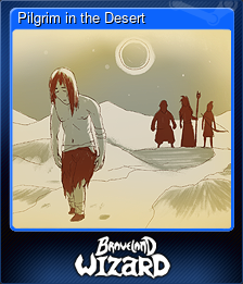 Series 1 - Card 5 of 5 - Pilgrim in the Desert
