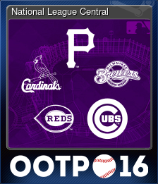 Series 1 - Card 5 of 6 - National League Central