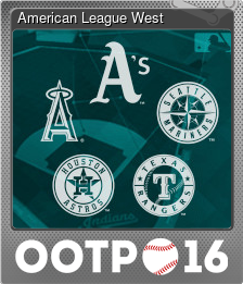 Series 1 - Card 3 of 6 - American League West