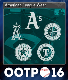 Series 1 - Card 3 of 6 - American League West