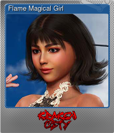 Series 1 - Card 5 of 5 - Flame Magical Girl