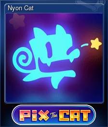 Series 1 - Card 4 of 7 - Nyon Cat