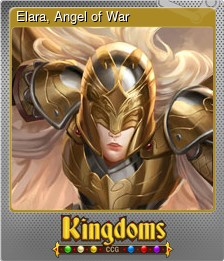 Series 1 - Card 4 of 9 - Elara, Angel of War