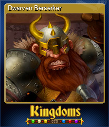 Series 1 - Card 3 of 9 - Dwarven Berserker