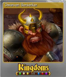 Series 1 - Card 3 of 9 - Dwarven Berserker