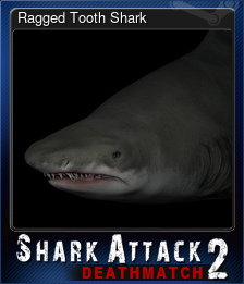 Series 1 - Card 3 of 5 - Ragged Tooth Shark