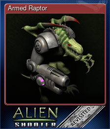 Series 1 - Card 1 of 5 - Armed Raptor