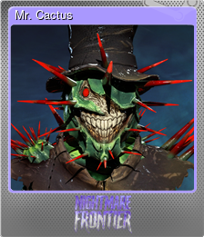 Series 1 - Card 7 of 10 - Mr. Cactus