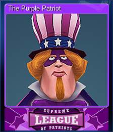 Series 1 - Card 8 of 10 - The Purple Patriot