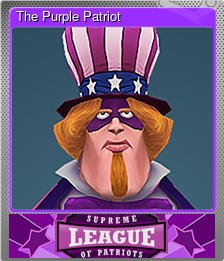 Series 1 - Card 8 of 10 - The Purple Patriot