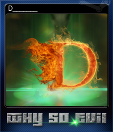 Series 1 - Card 1 of 8 - D_______