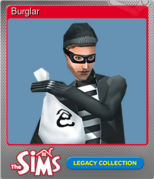 Series 1 - Card 5 of 5 - Burglar