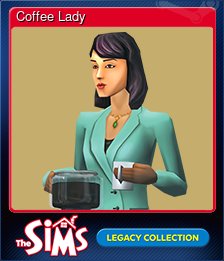 Series 1 - Card 4 of 5 - Coffee Lady