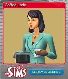 Series 1 - Card 4 of 5 - Coffee Lady