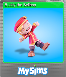 Series 1 - Card 4 of 5 - Buddy the Bellhop