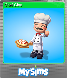 Series 1 - Card 2 of 5 - Chef Gino