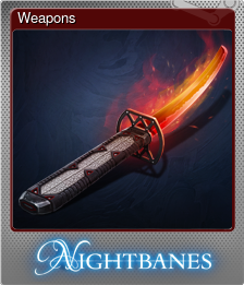 Series 1 - Card 10 of 10 - Weapons