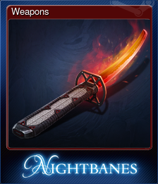 Series 1 - Card 10 of 10 - Weapons