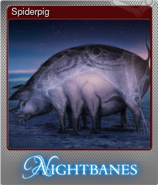 Series 1 - Card 5 of 10 - Spiderpig