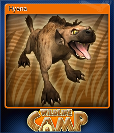 Series 1 - Card 4 of 6 - Hyena