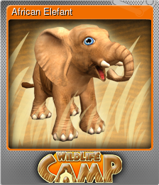 Series 1 - Card 5 of 6 - African Elefant