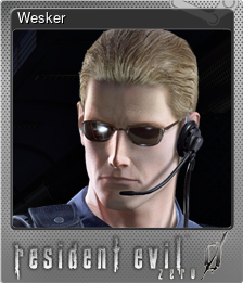 Series 1 - Card 6 of 6 - Wesker