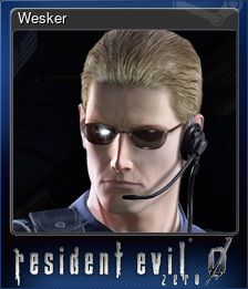 Series 1 - Card 6 of 6 - Wesker