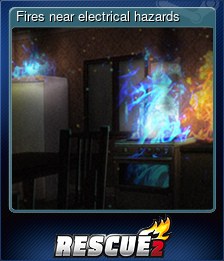 Series 1 - Card 9 of 15 - Fires near electrical hazards
