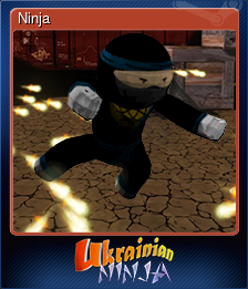 Series 1 - Card 4 of 5 - Ninja