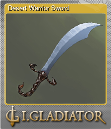 Series 1 - Card 3 of 6 - Desert Warrior Sword