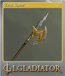 Series 1 - Card 1 of 6 - Zeus Spear