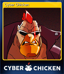 Series 1 - Card 1 of 5 - Cyber Chicken