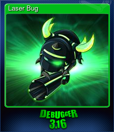 Series 1 - Card 9 of 12 - Laser Bug