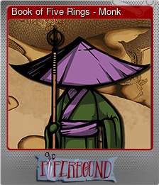 Series 1 - Card 4 of 11 - Book of Five Rings - Monk