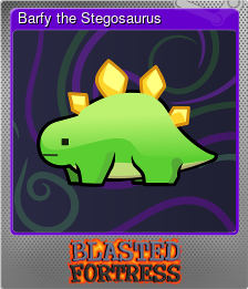Series 1 - Card 9 of 9 - Barfy the Stegosaurus