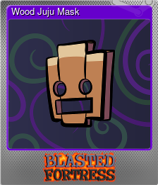 Series 1 - Card 1 of 9 - Wood Juju Mask