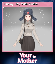 Series 1 - Card 6 of 10 - Snowy Day With Mother