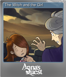 Series 1 - Card 2 of 8 - The Witch and the Girl