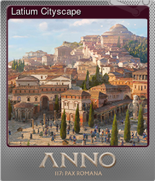 Series 1 - Card 4 of 9 - Latium Cityscape
