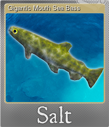 Series 1 - Card 2 of 9 - Gigantic Mouth Sea Bass