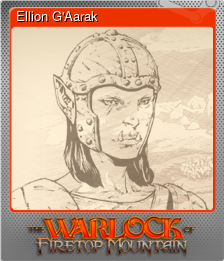 Series 1 - Card 4 of 8 - Ellion G'Aarak