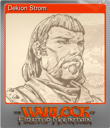 Series 1 - Card 3 of 8 - Dekion Strom