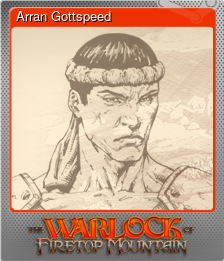 Series 1 - Card 1 of 8 - Arran Gottspeed