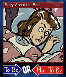 Series 1 - Card 9 of 10 - Sorry About the Bed