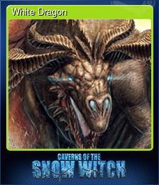 Series 1 - Card 2 of 8 - White Dragon