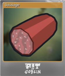 Series 1 - Card 6 of 10 - Sausage
