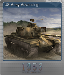 Series 1 - Card 5 of 7 - US Army Advancing