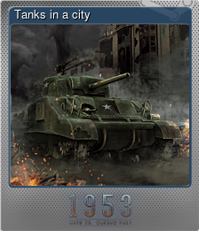 Series 1 - Card 3 of 7 - Tanks in a city