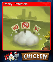 Series 1 - Card 5 of 5 - Pesky Protesters