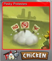 Series 1 - Card 5 of 5 - Pesky Protesters